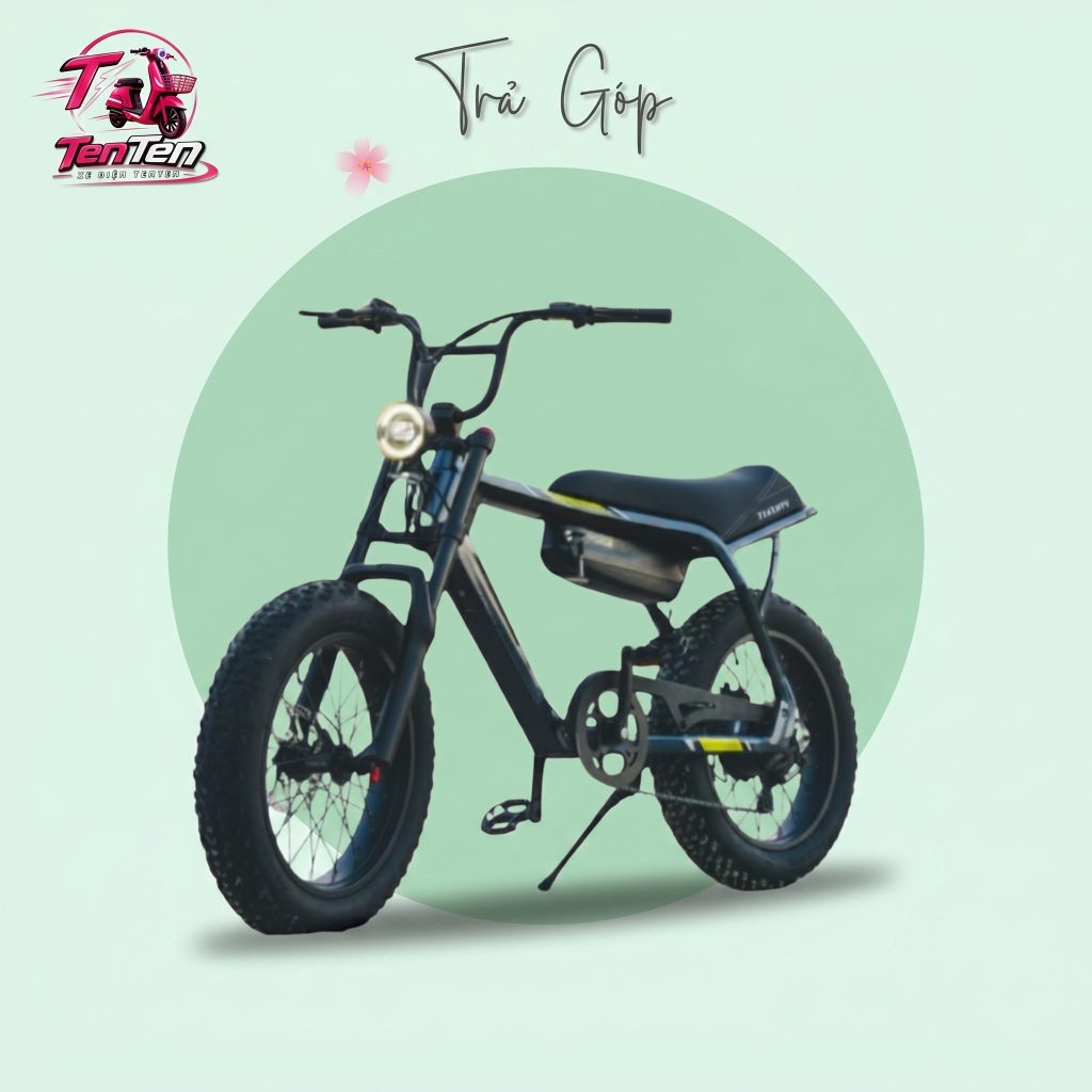 Xe đạp điện cho học sinh nữ đẹp và dễ sử dụng 3 Move the large circular backdrop 202605151104