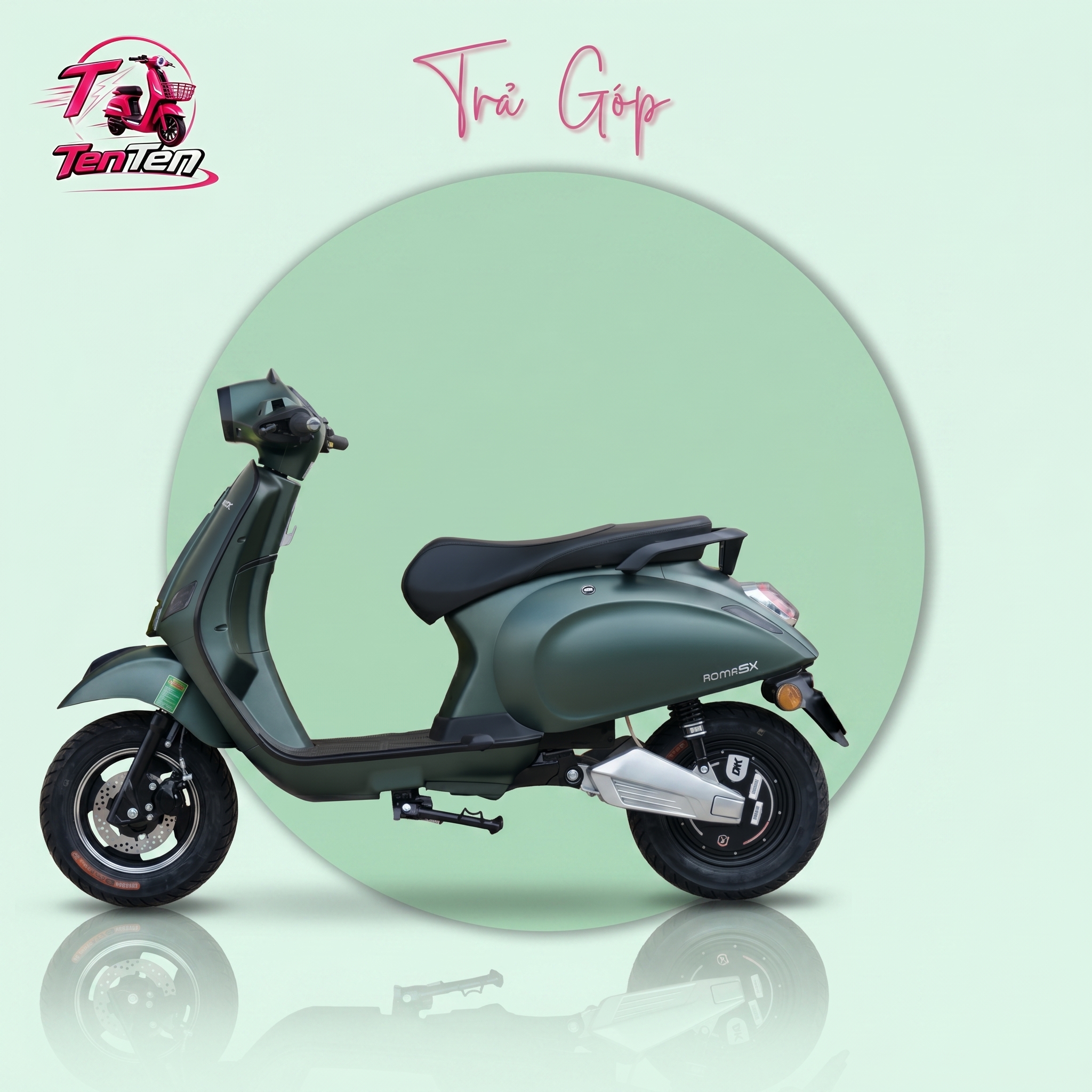 Xe Điện DK ROMA SX V2 - Có bàn đạp - Chính Hãng DK BIKE 1 Xe Điện DK ROMA SX V2 - Có bàn đạp - Chính Hãng DK BIKE