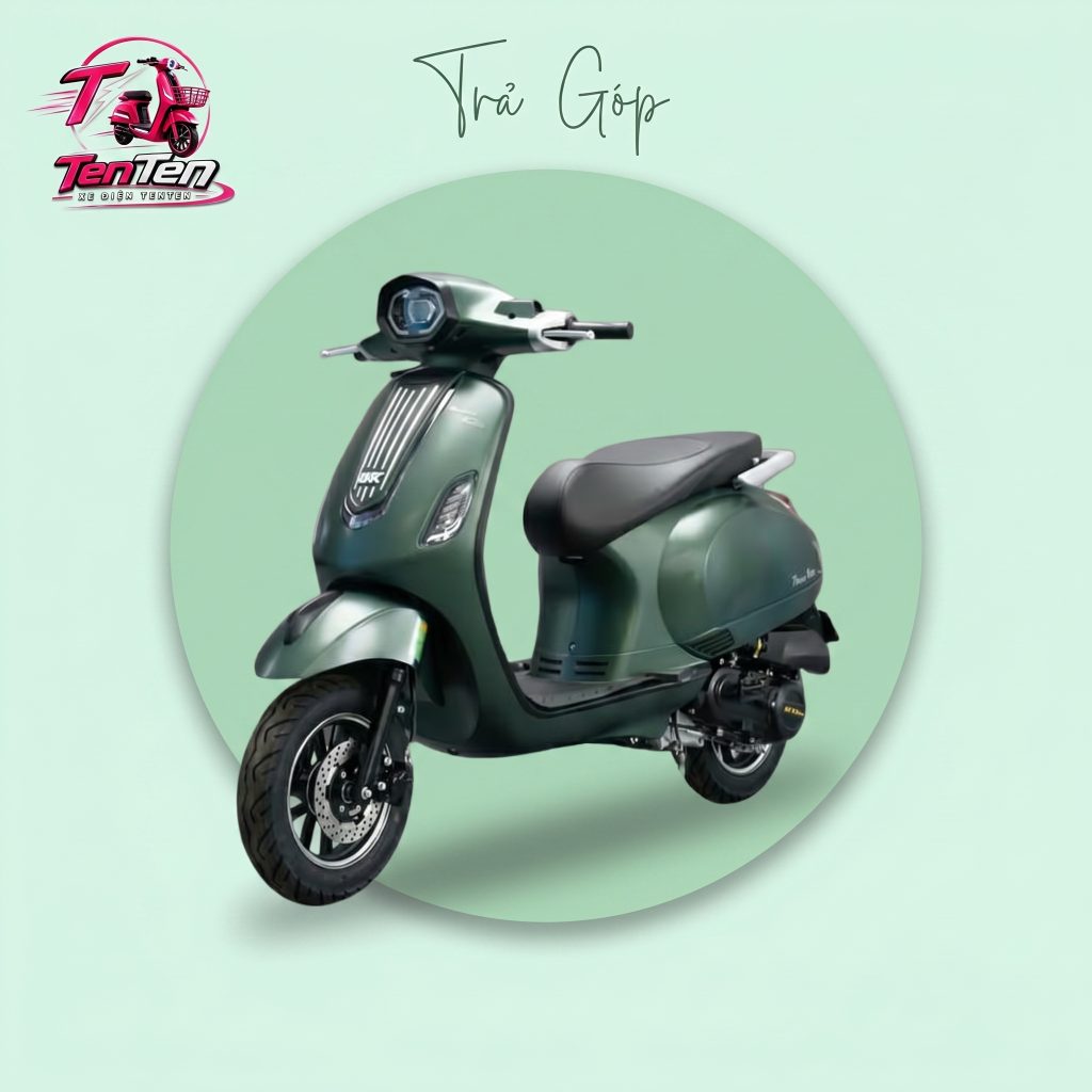 Xe máy điện phong cách trẻ trung được giới trẻ yêu thích 4 Move the large circular backdrop 202605161056