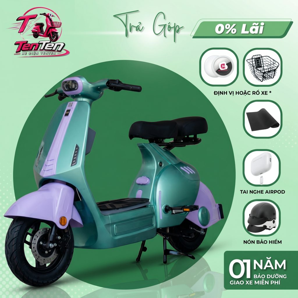 Xe đạp điện dễ điều khiển phù hợp học sinh sinh viên 2 Xe Điện DK BIKE V1 - 2026 (Có Bàn Đạp)