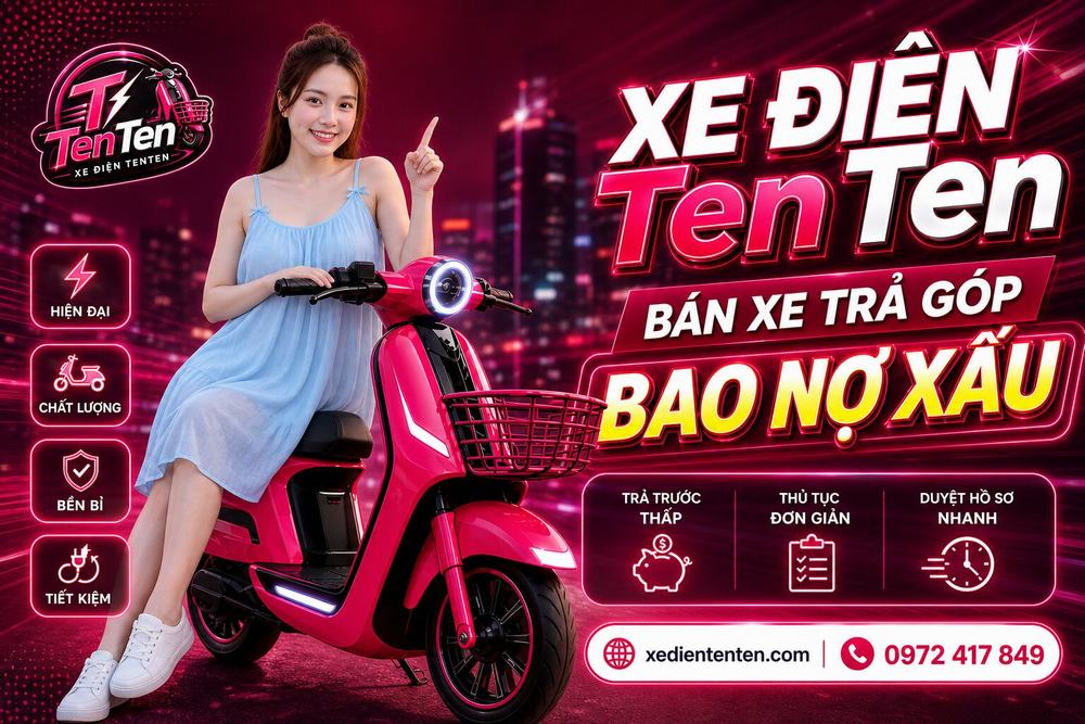 Xe đạp điện thiết kế dễ thương cho học sinh nữ 5 tentent 26may 16