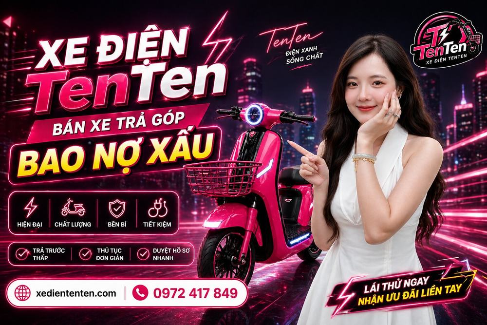 Xe máy điện thiết kế hiện đại đẹp và nhiều công nghệ 5 tentent 26may 20